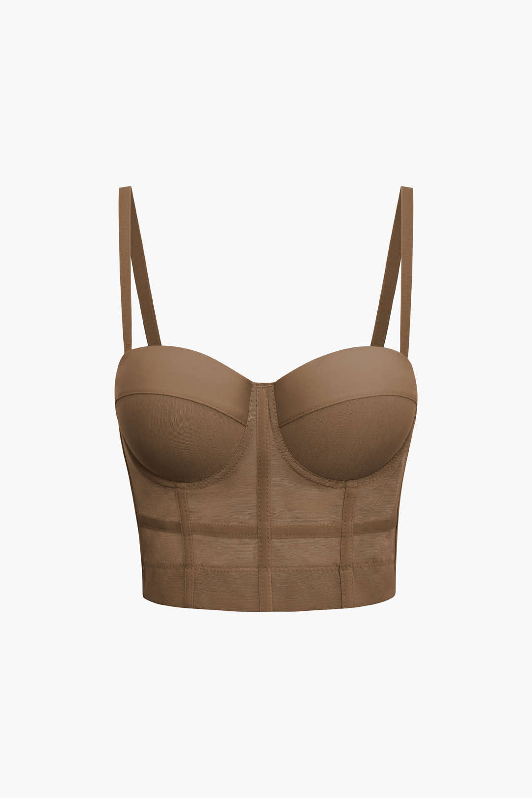 Élégant Bustier en Maille avec Armatures