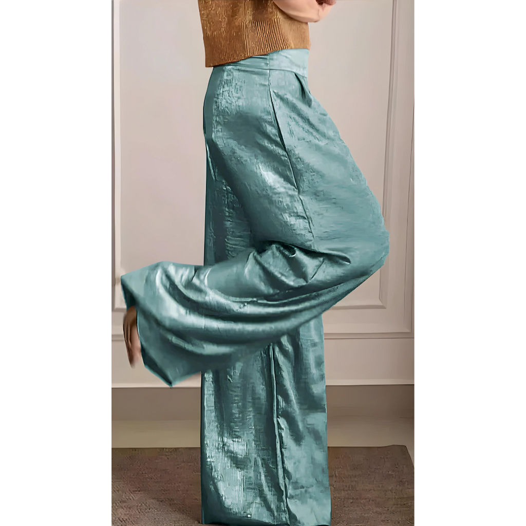 Chic Pantalon à Taille Haute