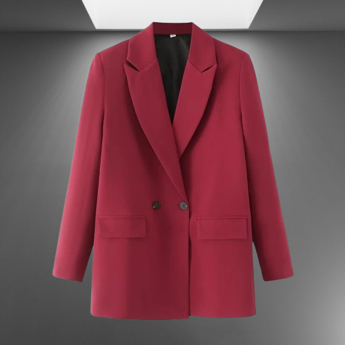 Blazer Classique à Double Boutonnage pour Femmes - Idéal pour Tenue Professionnelle