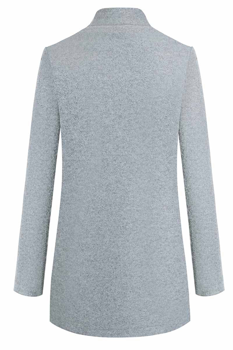 Veste Élégante à Col Montant