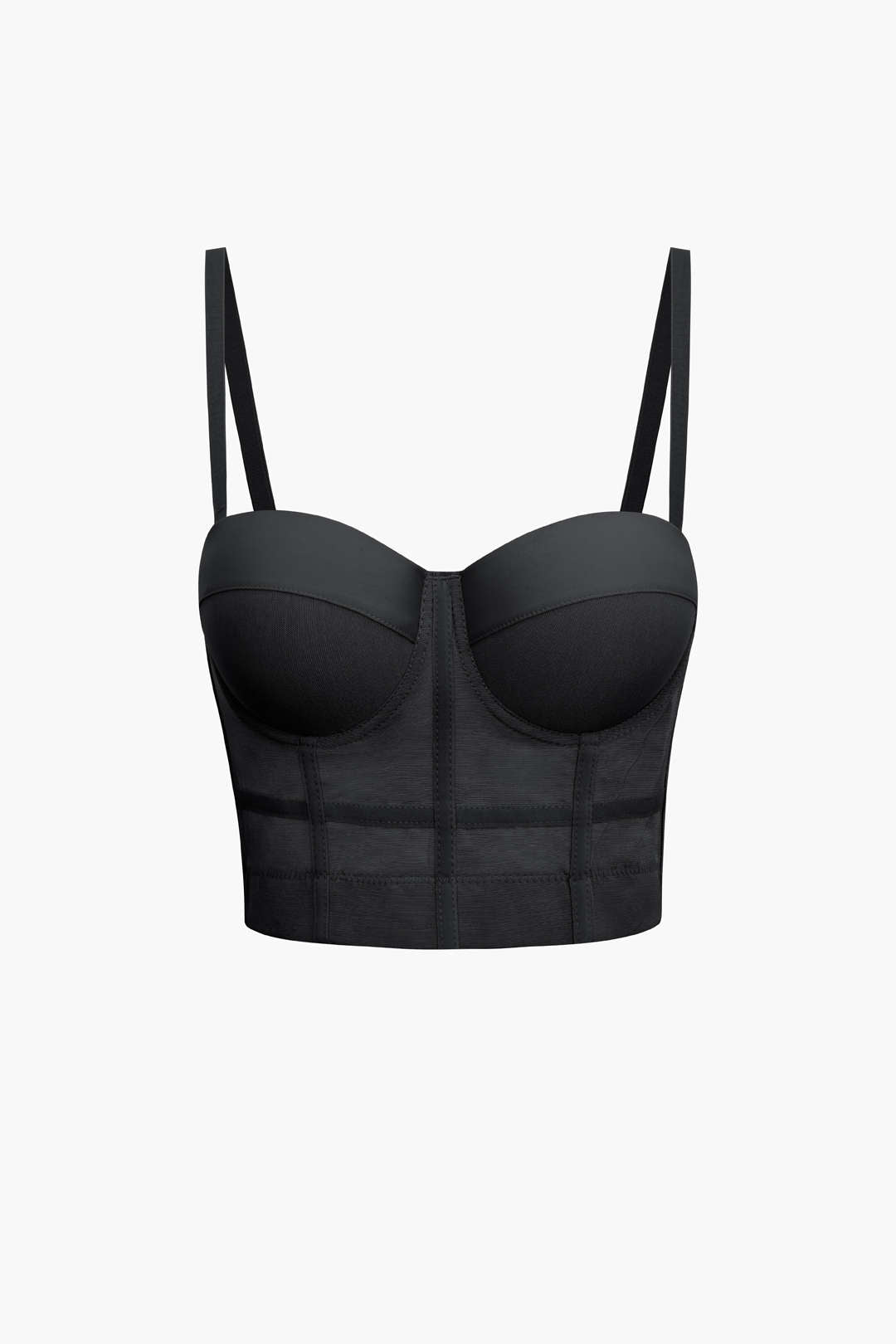 Élégant Bustier en Maille avec Armatures