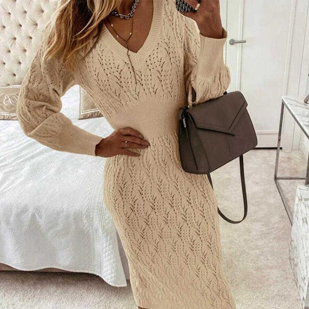 Robe en Tricot Élégante et Confortable