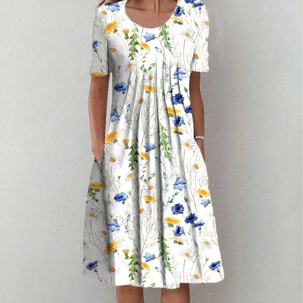 Flora - Élégante Robe en Coton