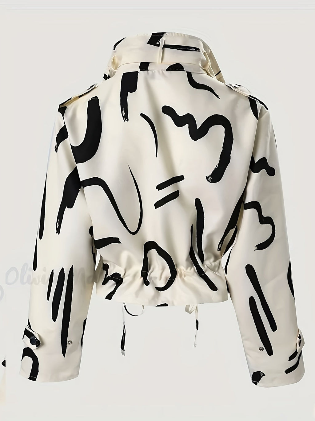 Veste Femme Chic à Col Haut