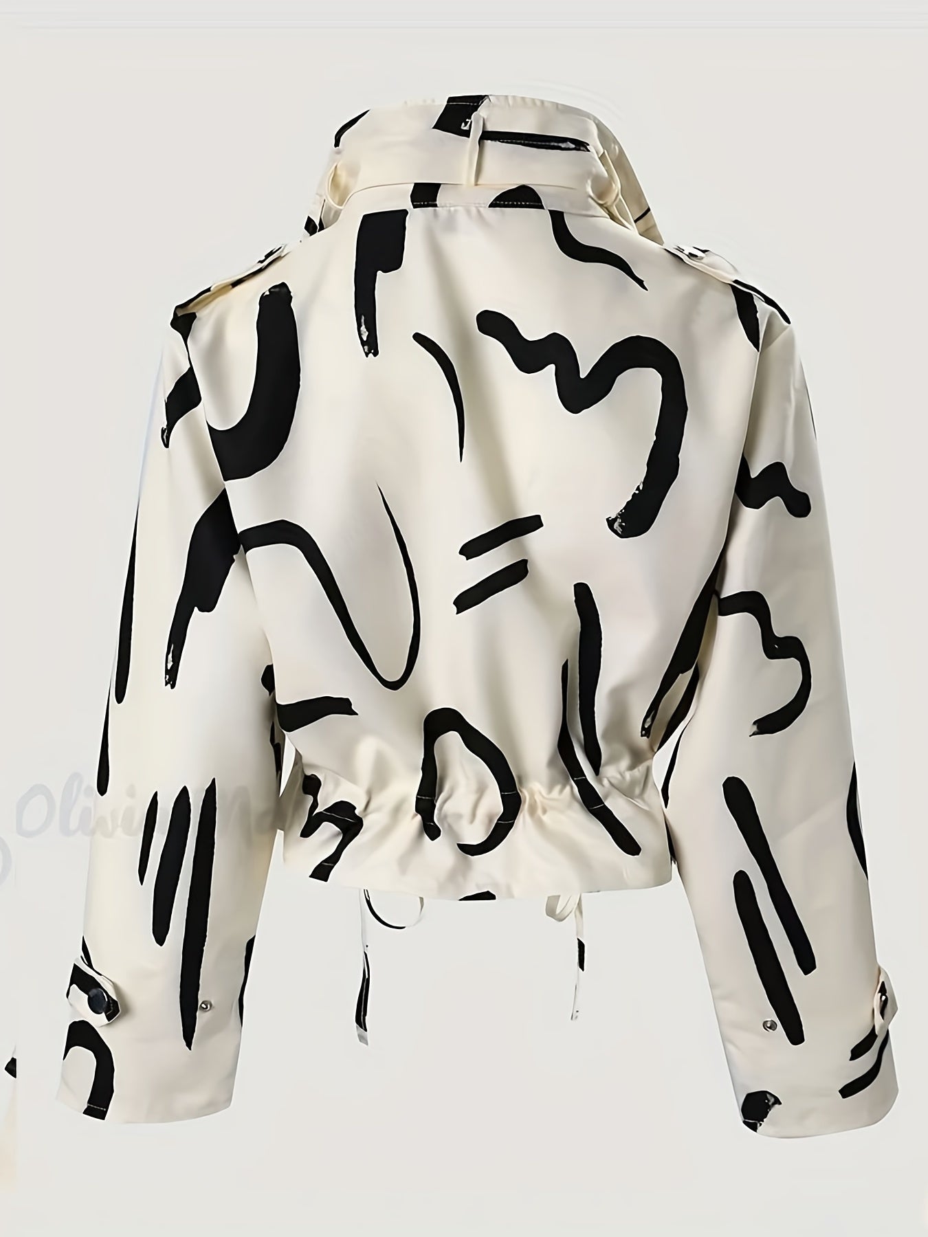 Veste Femme Chic à Col Haut